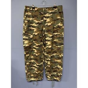 Levi’s 94 Baggy Cargo Pants 32 Camo WaterLess Zip Off Leg Utility Green